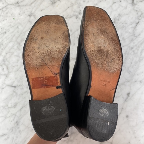 ⚡️Dolce and Gabbana Brushed Calfskin Square Toe Chelsea ankle boot - Size 8.5 - Picture 9 of 11